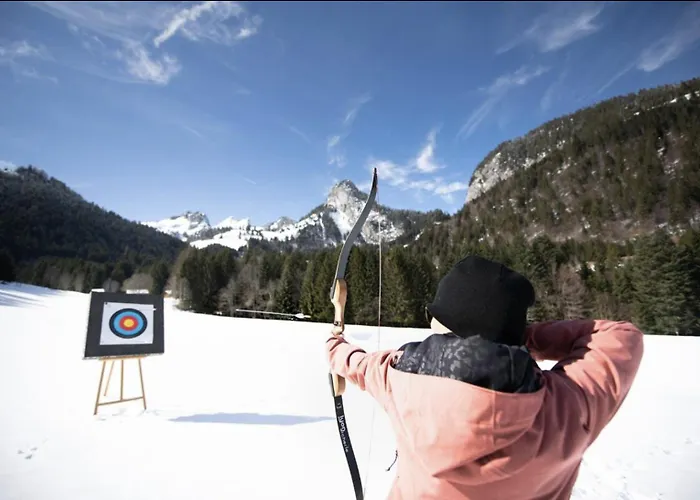 Pour 8 Terrasse Et Parking 公寓 Vionnaz